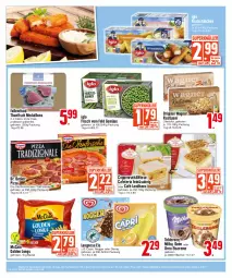 Gazetka promocyjna E Center - Angebote der Woche - Gazetka - ważna od 07.10 do 07.10.2023 - strona 6 - produkty: Becher, beutel, brot, Café Landhaus, Cap, coppenrath, creme, daim, die ofenfrische, disney, Dr. Oetker, eis, eiscreme, fisch, fischstäbchen, gin, Golden Longs, iglo, langnese, langnese eis, mccain, medaillons, milka, nogger, Ofen, oreo, original wagner, pizza, reis, Ria, rustipani, thunfisch, Ti, tisch, toblerone, tradizionale, wagner, ZTE