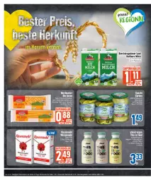 Gazetka promocyjna E Center - Angebote der Woche - Gazetka - ważna od 07.10 do 07.10.2023 - strona 8 - produkty: bernbacher, beutel, eier, eis, flasche, frischei-nudeln, gurke, gurken, haltbare milch, hartweizen, mehl, milch, nudel, nudeln, reis, rosen, Rosenmehl, specht, type 405, weizenmehl, ZTE