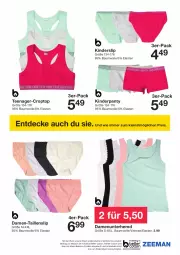 Gazetka promocyjna Zeeman - Prospekte - Gazetka - ważna od 10.05 do 10.05.2024 - strona 15 - produkty: Bau, baumwolle, bett, Croptop, decke, eis, hemd, Kinder, LG, panty, reis, slip, Taillenslip, tee, Ti, Unterhemd, wolle