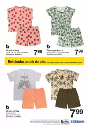 Gazetka promocyjna Zeeman - Prospekte - Gazetka - ważna od 10.05 do 10.05.2024 - strona 19 - produkty: Bau, baumwolle, bett, decke, eis, Kinder, LG, reis, shorty, tee, Ti, wolle