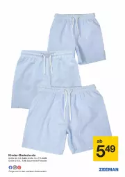Gazetka promocyjna Zeeman - Prospekte - Gazetka - ważna od 10.05 do 10.05.2024 - strona 21 - produkty: Bad, badeshorts, Bau, baumwolle, Kinder, LG, shorts, wolle
