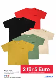Gazetka promocyjna Zeeman - Prospekte - Gazetka - ważna od 10.05 do 10.05.2024 - strona 5 - produkty: Bau, baumwolle, LG, shirt, T-Shirt, Ti, wolle