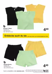 Gazetka promocyjna Zeeman - Prospekte - Gazetka - ważna od 10.05 do 10.05.2024 - strona 6 - produkty: Bau, baumwolle, bett, decke, eis, elle, Kinder, Kinder-T-Shirt, LG, reis, shirt, shorts, T-Shirt, Ti, wolle