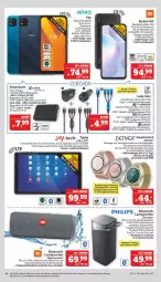 Gazetka promocyjna Marktkauf - Prospekt - Gazetka - ważna od 09.04 do 09.04.2022 - strona 40 - produkty: adapter, akku, Apple, body, deka, eis, elle, freisprecheinrichtung, frontkamera, jbl, kamera, ladegerät, ladekabel, lautsprecher, monitor, Philips, quad, reis, Ria, ring, rwe, smartphone, smartwatch, Sport, Surf, tablet, teller, Ti, usb, wasser