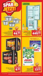 Gazetka promocyjna Marktkauf - Prospekt - Gazetka - ważna od 09.04 do 09.04.2022 - strona 7 - produkty: ariel, backofen, cola, decke, Deckel, edelstahl, eis, elle, gefrierkombination, Glasdeckel, herdarten, lieferservice, limo, limonade, Ofen, reis, schubladen, spülmaschinen, teller, Ti, topf, topf-set, vita, Vita C