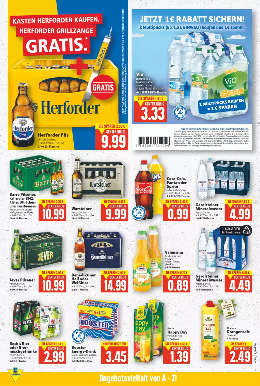 Aktueller Prospekt E Center - Angebote der Woche - von 19.07 bis 24.07.2021 - strona 12