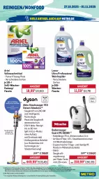 Gazetka promocyjna Metro - Wochen-Angebote Gastro - Gazetka - ważna od 01.11 do 01.11.2025 - strona 17 - produkty: akku, angebot, ariel, auto, beutel, bier, bodensauger, cuvée, Dyson, eis, Elan, elle, ente, erdinger, flasche, frucht, getränk, getränke, Intel, kraft, lenor, licor, licor 43, mac, Metro, metro gastro, mm extra, möbel, Mode, Palette, Pods, reis, sekt, sonderposten, staubbeutel, staubsauger, teller, Ti, tiefpreis, Tiere, tisch, vollwaschmittel, waschmittel, weichspüler