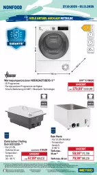 Gazetka promocyjna Metro - Wochen-Angebote Gastro - Gazetka - ważna od 01.11 do 01.11.2025 - strona 18 - produkty: angebot, auer, backofen, Behälter, dessert, Dessertteller, edelstahl, eis, elle, gabel, geschirr, herdarten, Holz, messer, Metro, metro gastro, mikrowelle, Ofen, pfanne, pizza, reis, Ria, Schere, Schütze, spülmaschinen, steak, teller, Ti, tomate, tomaten, Trockner, wärmepumpentrockner