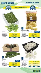 Gazetka promocyjna Metro - Wochen-Angebote Gastro - Gazetka - ważna od 01.11 do 01.11.2025 - strona 8 - produkty: Alpenhain, angebot, bag-in-box, camembert, champignon, champignons, cola, eimer, eis, kartoffel, kartoffeln, küche, Küchen, Küchensahne, mac, milch, obst, reis, rucola, sac, sahne, schmand, speisekartoffeln, Ti, tiefpreis, zucchini