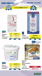 Gazetka promocyjna Metro - Wochen-Angebote Gastro - Gazetka - ważna od 01.11 do 01.11.2025 - strona 9 - produkty: Alpenhain, angebot, bag-in-box, camembert, champignon, champignons, cola, eimer, eis, kartoffel, kartoffeln, küche, Küchen, Küchensahne, mac, milch, obst, reis, rucola, sac, sahne, schmand, speisekartoffeln, Ti, tiefpreis, zucchini
