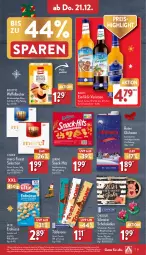 Gazetka promocyjna Aldi Nord - Von Montag - Gazetka - ważna od 23.12 do 23.12.2023 - strona 31 - produkty: Becher, beutel, biscotto, eier, eierlikör, eis, elle, ente, erdnüsse, flasche, getränk, gin, Glühwein, kakao, likör, lorenz, merci, reis, Ria, salz, schoko, schokolade, schokoladen, snack, storck, teller, Ti, toblerone, ültje, ültje erdnüsse, wein, ZTE