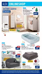 Gazetka promocyjna Aldi Nord - Von Montag - Gazetka - ważna od 23.12 do 23.12.2023 - strona 38 - produkty: Bau, Brei, decke, dekoration, eis, ente, erde, Ergee, Holz, Kinder, kissen, kommode, Krabbeldecke, möbel, Mode, ndk, reis, Schal, Schale, Sofa, Spiele, Sport, Ti, tisch, Trockner, uhr, WICK
