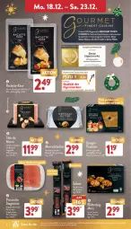 Gazetka promocyjna Aldi Nord - Von Montag - Gazetka - ważna od 23.12 do 23.12.2023 - strona 6 - produkty: aldi, blätterteig, butter, discount, eis, elle, ente, gin, hartkäse, Käse, lebensmittel, meersalz, milch, monitor, nuss, pastete, prosciutto, Ragout, reis, rohschinken, salami, salz, schinken, schweizer hartkäse, Spezi, Tête de Moine, Ti, tiefpreis