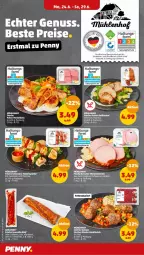 Gazetka promocyjna Penny - Prospekte - Gazetka - ważna od 29.06 do 29.06.2024 - strona 4 - produkty: eis, erde, fleisch, Geflügel, hackfleisch, kasseler, medaillons, minutensteaks, pute, rind, rinder, rinder-hackfleisch, rindfleisch, schwein, schweine, spareribs, steak, steaks, Ti, wein, weine