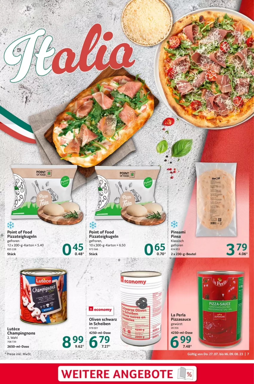 Aktueller Prospekt Selgros - Gastronomie - von 27.07 bis 09.08.2023 - strona 7 - produkty: beutel, eis, gewürz, Kugel, olive, oliven, perla, pizza, Pizzateig, reis, sauce