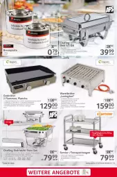 Gazetka promocyjna Selgros - Gastronomie - Gazetka - ważna od 09.08 do 09.08.2023 - strona 15 - produkty: angebot, angebote, Behälter, Brennpaste, decke, Deckel, edelstahl, eis, elle, Gasbräter, grill, grillfläche, grillrost, lamm, latte, paneel, pfanne, piezo-zündung, reis, schlauch, Sport, Ti, Transportwagen, wasser, wurst