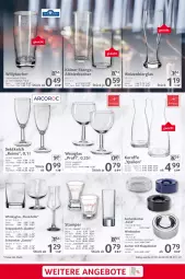 Gazetka promocyjna Selgros - Gastronomie - Gazetka - ważna od 09.08 do 09.08.2023 - strona 27 - produkty: angebot, angebote, Becher, bier, decke, Deckel, edelstahl, eis, grappa, Karaffe, Meister, reis, sekt, Ti, wein, whisky, Whiskyglas