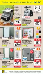 Gazetka promocyjna Lidl - Aktionsprospekt - Gazetka - ważna od 20.08 do 20.08.2022 - strona 48 - produkty: abtauautomatik, angebot, angebote, auto, eis, eiswürfel, elle, fleisch, gefrierfach, gefrierschrank, kühlschrank, LG, ndk, reis, rel, Schal, Schale, Schrank, silvercrest, telefon, Ti, tisch, uhr, wasser, wassertank, würfel