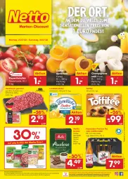 Gazetka promocyjna Netto Marken-Discount - Filial-Angebote - Gazetka - ważna od 30.07 do 30.07.2022 - strona 1 - produkty: angebot, aprikose, aprikosen, asti, bestpreis, bier, butter, champignon, champignons, eis, elle, fleisch, hackfleisch, hackfleisch gemischt, hasseröder, Jubiläums, kaffee, knorr, landliebe, melitta, ndk, pils, premium pils, reis, rind, rispentomaten, schwein, Streichzart, Ti, toffifee, tomate, tomaten, versandkostenfrei, wein, ZTE, zucker
