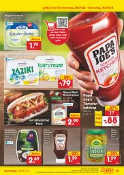 Gazetka promocyjna Netto Marken-Discount - Filial-Angebote - Gazetka - ważna od 30.07 do 30.07.2022 - strona 35 - produkty: aioli, angebot, apostels, bestpreis, butter, eis, feinkost, gewürz, Gewürzgurke, gewürzgurken, grill, gurke, gurken, heinz, kartoffel, kartoffelsalat, ketchup, kräuter, kräuterbutter, Kühne, meggle, reis, salat, sauce, sour cream, spreewälder, Ti, tomate, tomaten, tomatenketchup, würstchen, Yo, zaziki, ZTE