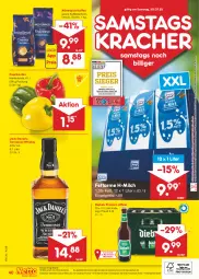 Gazetka promocyjna Netto Marken-Discount - Filial-Angebote - Gazetka - ważna od 30.07 do 30.07.2022 - strona 40 - produkty: angebot, angebote, bestpreis, bier, bohne, bohnen, diebels, discount, eis, Holz, jack daniel, Jack Daniel’s, kaffee, kaffeebohnen, kracher, marken-discount, milch, mövenpick, mövenpick kaffee, ndk, paprika, reis, tennessee whiskey, Ti, versandkostenfrei, whiskey, ZTE