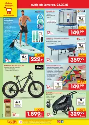 Gazetka promocyjna Netto Marken-Discount - Filial-Angebote - Gazetka - ważna od 30.07 do 30.07.2022 - strona 42 - produkty: akku, Anhänger, Buggy, E-Bike, eis, erde, Fahrrad, garnitur, Germ, Hobby, HP, intertek, Kette, latte, messer, ndk, quad, Quadro, reis, Schal, shimano, Ti, tisch, Trampolin, versandkostenfrei