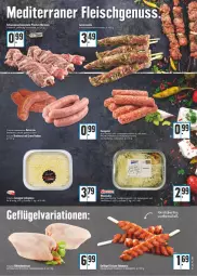 Gazetka promocyjna E Center - Angebote der Woche - Gazetka - ważna od 06.08 do 06.08.2022 - strona 7 - produkty: aubergine, auberginen, bratwurst, butter, eis, fleisch, Frische Hähnchen, Geflügel, gin, grana, grana padano, grill, hackfleisch, hähnchenbrust, knoblauch, kräuter, kräuterbutter, küche, Küchen, lamm, Lammspieße, LG, marinade, Moussaka, padano, paprika, Rana, Ria, rind, rinder, Schal, Schale, schwein, schweine, Schweinehackfleisch, schweinenacken, Ti, wein, weine, wurst