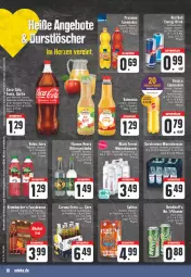 Gazetka promocyjna Edeka - Angebote der Woche - Gazetka - ważna od 17.06 do 17.06.2023 - strona 18 - produkty: aktionspreis, alkohol, Alwa, black forest, brause, coca-cola, cola, corona, corona extra, eis, fassbrause, flasche, gerolsteine, gerolsteiner, getränk, getränke, gin, krombache, krombacher, lack, limo, limonade, limonaden, mineralwasser, pet-flasche, red bull, reis, sinalco, steiner, thomas henry, Ti, uhr, valensina, wasser, ZTE