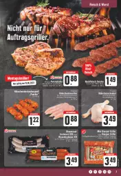 Gazetka promocyjna Edeka - Angebote der Woche - Gazetka - ważna od 17.06 do 17.06.2023 - strona 7 - produkty: aktionspreis, auer, bratwurst, eis, filet, fleisch, Geflügel, grill, hähnchenschenkel, henkel, krakauer, nuss, pute, putensteaks, reis, rind, schenkel, schnitten, steak, steaks, Sucuk, Ti, wurst