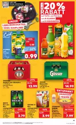 Gazetka promocyjna Kaufland - Prospekt - Gazetka - ważna od 14.08 do 14.08.2024 - strona 19 - produkty: alkohol, angebot, angebote, auer, beck's, bier, cocktail, cocktails, Duftkerze, eier, eis, erdinger, getränk, getränke, gösser, kerze, natur, Nektar, pfanne, Pfanner, pils, radler, reis, rezept, rezepte, saft, säfte, sekt, Ti, veltins, ZTE