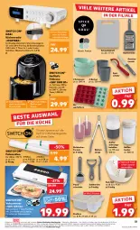 Gazetka promocyjna Kaufland - Prospekt - Gazetka - ważna od 14.08 do 14.08.2024 - strona 37 - produkty: Becher, Behälter, braten, brot, eis, eiswürfel, Elektro, elektrogeräte, elle, enders, erde, fritteuse, grill, Heißluftfritteuse, kaffee, kaffeebecher, küche, Küchen, Küchenradio, Küchenreibe, led-licht, Lutscher, messer, mint, ndk, Parkside, pizza, pommes, Radio, Rauch, rel, rwe, Schal, Schale, schneidebrett, Schrank, schuhe, schüssel, Ti, Tiere, timer, uhr, unterschrank, Vakuumierer, versandkostenfrei, weck, würfel