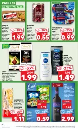 Gazetka promocyjna Kaufland - Prospekt - Gazetka - ważna od 14.08 do 14.08.2024 - strona 46 - produkty: angebot, beere, beeren, bohne, bohnen, creme, dusche, elle, filet, filets, frucht, fruchtgummi, fruchtgummis, hanuta, haselnuss, hering, Herings, heringsfilets, kaffee, kakao, kidney, lindt, nivea, nuss, pflegedusche, qualitätswein, qualitätsweine, ring, rotwein, salat, salate, schnitten, schoko, schokolade, Ti, trolli, trolli fruchtgummi, waffeln, wein, weine, ZTE, zucker