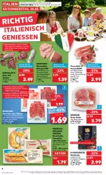 Gazetka promocyjna Kaufland - Prospekt - Gazetka - ważna od 14.08 do 14.08.2024 - strona 8 - produkty: ACC, angebot, Bau, Carpaccio, cin, dell, eis, fleisch, kochschinken, mac, mit pistazien, montorsi, mortadella, nuss, olive, oliven, olivenöl, parmigiano, parmigiano reggiano, pistazien, prosciutto, Prosciutto di Parma, reggiano, rezept, rind, rindfleisch, rohschinken, salami, schinken, schwein, schweine, schweine-bauch, Schweinebauch, schweinefleisch, Speck, Spezi, Ti, tisch, Trüffel, vorspeise, walnuss, wein, weine, wurst, ZTE