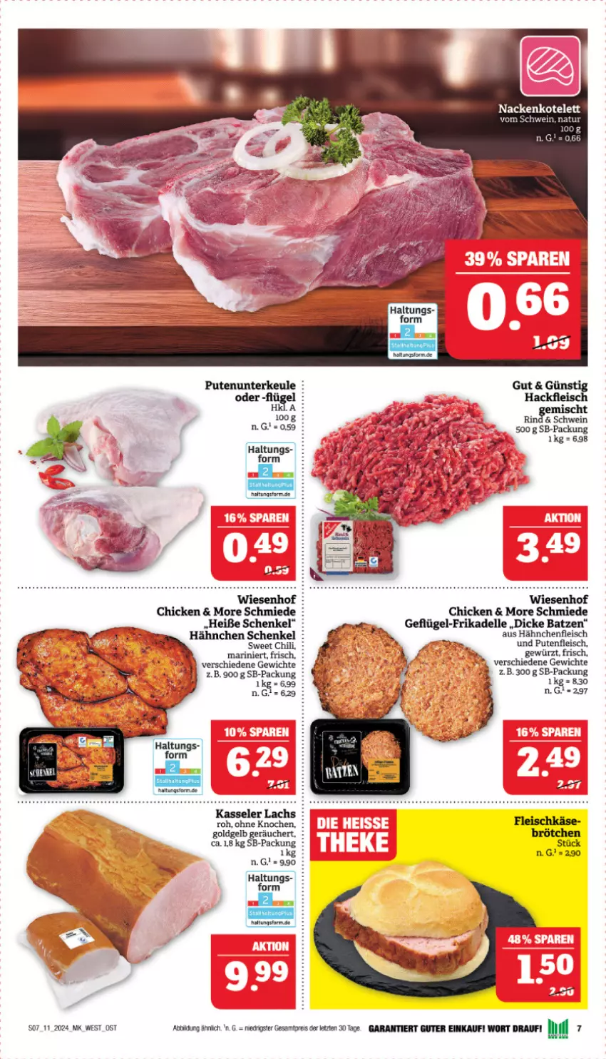 Aktueller Prospekt Marktkauf - Prospekt - von 10.03 bis 16.03.2024 - strona 7 - produkty: acer, chili, dell, eis, elle, fleisch, Geflügel, gewürz, Hähnchenfleisch, henkel, kasseler, kotelett, pute, Putenfleisch, reis, rind, schenkel, schwein, Ti, wein, wiesenhof, ZTE