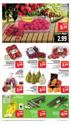 Gazetka promocyjna Marktkauf - Prospekt - Gazetka - ważna od 16.03 do 16.03.2024 - strona 10 - produkty: aktionspreis, beere, beeren, bio, Birnen, deka, edeka bio, eis, erdbeere, erdbeeren, gurke, LG, mandarine, mandarinen, nuss, reis, saft, salat, Salatgurke, tafelbirnen, tafeltrauben, Ti, trauben, zucchini