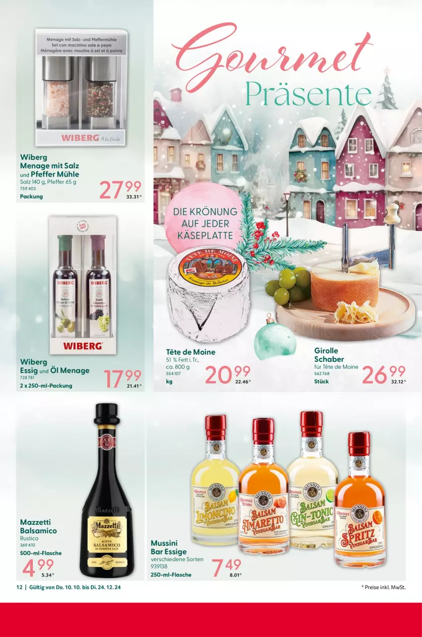 Aktueller Prospekt Selgros - von 10.10 bis 24.12.2024 - strona 12 - produkty: balsam, balsamico, cin, eis, ente, essig, flasche, mac, pfeffer, Pfeffermühle, rasen, reis, salz, Ti