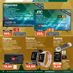 Gazetka promocyjna Real - Gazetka - ważna od 09.12 do 09.12.2023 - strona 34 - produkty: adapter, dvb, DVB-T, erde, fernseher, GPS, Handy, HDMI, Kinder, qled, Radio, Rauch, Receiver, rum, rwe, smartwatch, Spektrum, Ti, uhd, usb, wasser, weihnachten