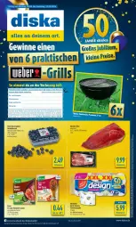 Gazetka promocyjna Diska - Gazetka - ważna od 03.08 do 03.08.2024 - strona 1 - produkty: angebot, angebote, beere, beeren, eis, Falsches Filet, filet, knorr, knorr fix, papier, reis, Ti, toilettenpapier, ZTE