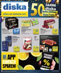 Gazetka promocyjna Diska - Gazetka - ważna od 03.08 do 03.08.2024 - strona 3 - produkty: angebot, angebote, butter, darbo, darboven, duplo, eilles gourmet, eis, ferrero, kaffee, köstritzer, lion, marinade, markenbutter, mövenpick, Nackensteak, nackensteaks, Nektar, nektarinen, oder radler, pils, radler, reis, ring, schwein, schweine, steak, steaks, Ti, wein, weine, ZTE