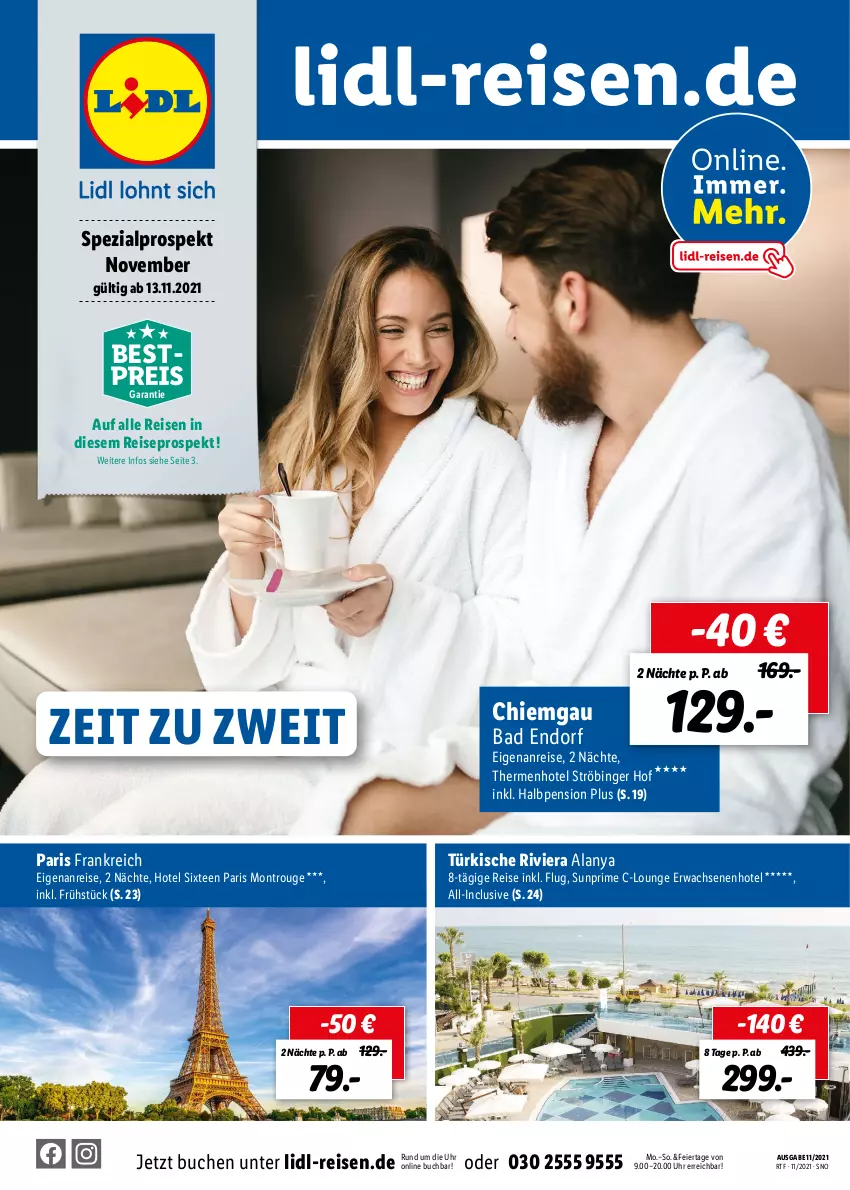 Aktueller Prospekt Lidl - Themenflyer November 2021 - von 13.11.2021 bis 11.01.2022 - strona 1