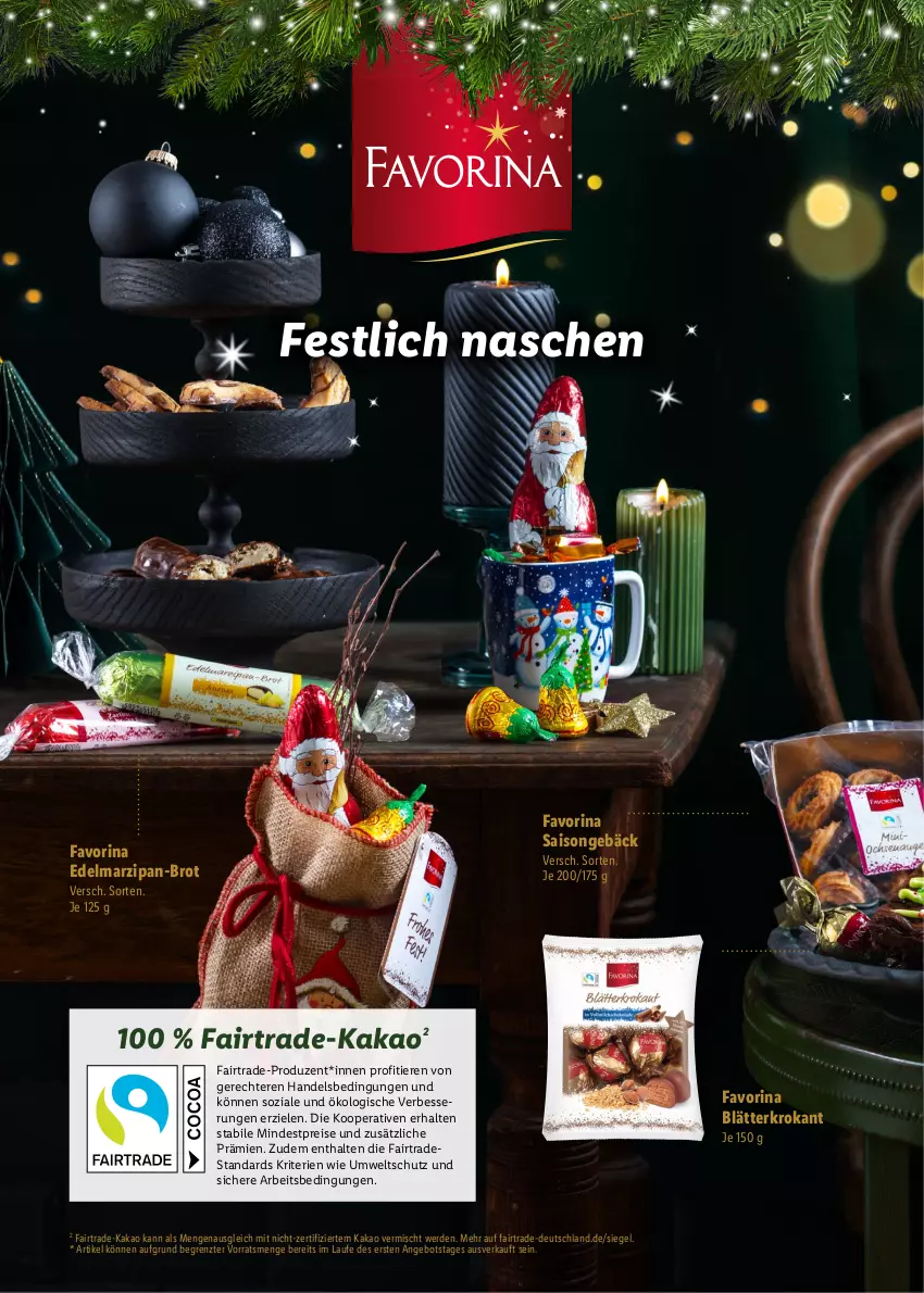 Aktueller Prospekt Lidl - Magische Weihnachtszeit - von 09.11 bis 24.12.2023 - strona 8 - produkty: angebot, brot, Edelmarzipan, eis, erde, kakao, marzipan, reis, Ti, Tiere, ZTE