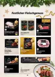 Gazetka promocyjna Lidl - Magische Weihnachtszeit - Gazetka - ważna od 24.12 do 24.12.2023 - strona 23 - produkty: angebot, aust, bacon, beef, braten, eis, filet, filets, fleisch, HP, lamm, Lammfilets, lammkeule, nuss, pute, rind, rinder, rinderbraten, roastbeef, schwein, schweine, schweinefilet, Ti, wein, weine, WICK, Wild, ZTE