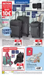 Gazetka promocyjna Lidl - Aktionsprospekt - Gazetka - ważna od 24.06 do 24.06.2023 - strona 32 - produkty: angebot, dell, eis, elle, koffer, Mode, ndk, reis, Ria, rucksack, rwe, sac, Schal, Schale, Tasche, taschen, Ti, trolley, ZTE