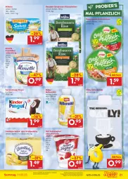 Gazetka promocyjna Netto Marken-Discount - Filial-Angebote - Gazetka - ważna od 11.02 do 11.02.2023 - strona 21 - produkty: almette, angebot, auer, aufstrich, Bau, Bauer, bergader, bestpreis, bier, brot, brotaufstrich, brotaufstriche, eis, ferrero, frischkäse, Grießpudding, hafer, joghur, joghurt, Käse, käsescheiben, Kinder, kinder pingui, landliebe, Mett, milch, milka, milkana, Müller, müllermilch, pingui, Popp, pudding, reis, sahne, Sahnejoghurt, Ti, zott, ZTE