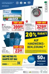 Gazetka promocyjna Metro - NonFood - Gazetka - ważna od 24.07 do 24.07.2022 - strona 20 - produkty: abholpreise, angebot, angebote, auer, auto, edelstahl, eis, elle, erde, Fahrrad, fernseher, heimtextilien, hose, hosen, ilag, kleid, Kleidung, küche, Küchen, LG, Metro, metro gastro, preisvorteil, Rauch, regal, reis, rezept, rezepte, rwe, schuhe, Sport, teller, Ti, tisch, top-hit, trommel, uhd