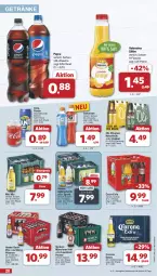 Gazetka promocyjna Famila - Prospekte - Gazetka - ważna od 19.10 do 19.10.2024 - strona 20 - produkty: apfel, Apfelschorle, coca-cola, cola, corona, corona extra, eis, fanta, flasche, getränk, getränke, könig pilsener, Mio Mio, natur, pepsi, pils, pilsener, reis, säfte, schorle, Spaten, Sport, Ti, valensina, Vivaris, ZTE