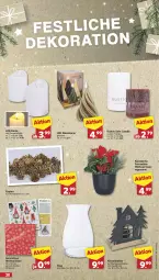 Gazetka promocyjna Famila - Prospekte - Gazetka - ważna od 19.10 do 19.10.2024 - strona 30 - produkty: Bau, Holz, kerze, Kerzenhalter, lack, Lacke, latte, LED-Kerze, mango, Serviette, servietten, Ti, Vase, weihnachten