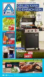 Gazetka promocyjna Aldi Nord - Aldi-Aktuell - Gazetka - ważna od 28.05 do 28.05.2022 - strona 1 - produkty: aldi, bier, enders, flasche, gasgrill, gin, grill, LG, möbel, nuss, Schal, Schale, Sprizz, steak, tafeltrauben, Ti, trauben, ZTE