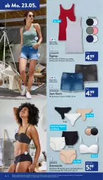 Gazetka promocyjna Aldi Nord - Aldi-Aktuell - Gazetka - ważna od 28.05 do 28.05.2022 - strona 14 - produkty: aldi, Bau, baumwolle, Elan, ente, gin, jeans, Minislip, Queentex, Ria, shorts, slip, slips, Ti, Unterwäsche, up2fashion, wolle, ZTE