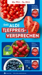 Gazetka promocyjna AldiSud - NÄCHSTE WOCHE - Gazetka - ważna od 24.02 do 24.02.2024 - strona 4 - produkty: aldi, beere, beeren, datteltomaten, eimer, eis, erdbeere, erdbeeren, heidelbeere, heidelbeeren, kracher, reis, Schal, Schale, Ti, tomate, tomaten